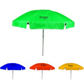 Adjustable beach umbrella